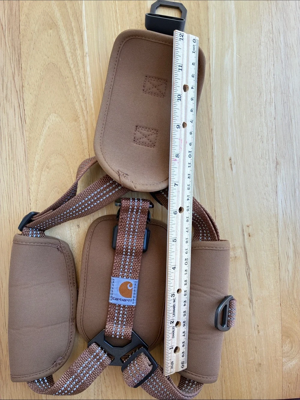 Carhartt Brown Training Harness with Reflective Webbing